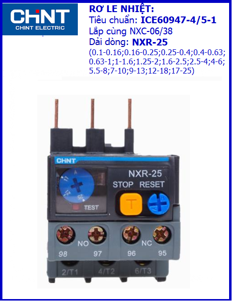 RƠ LE NHIỆT NXR-25