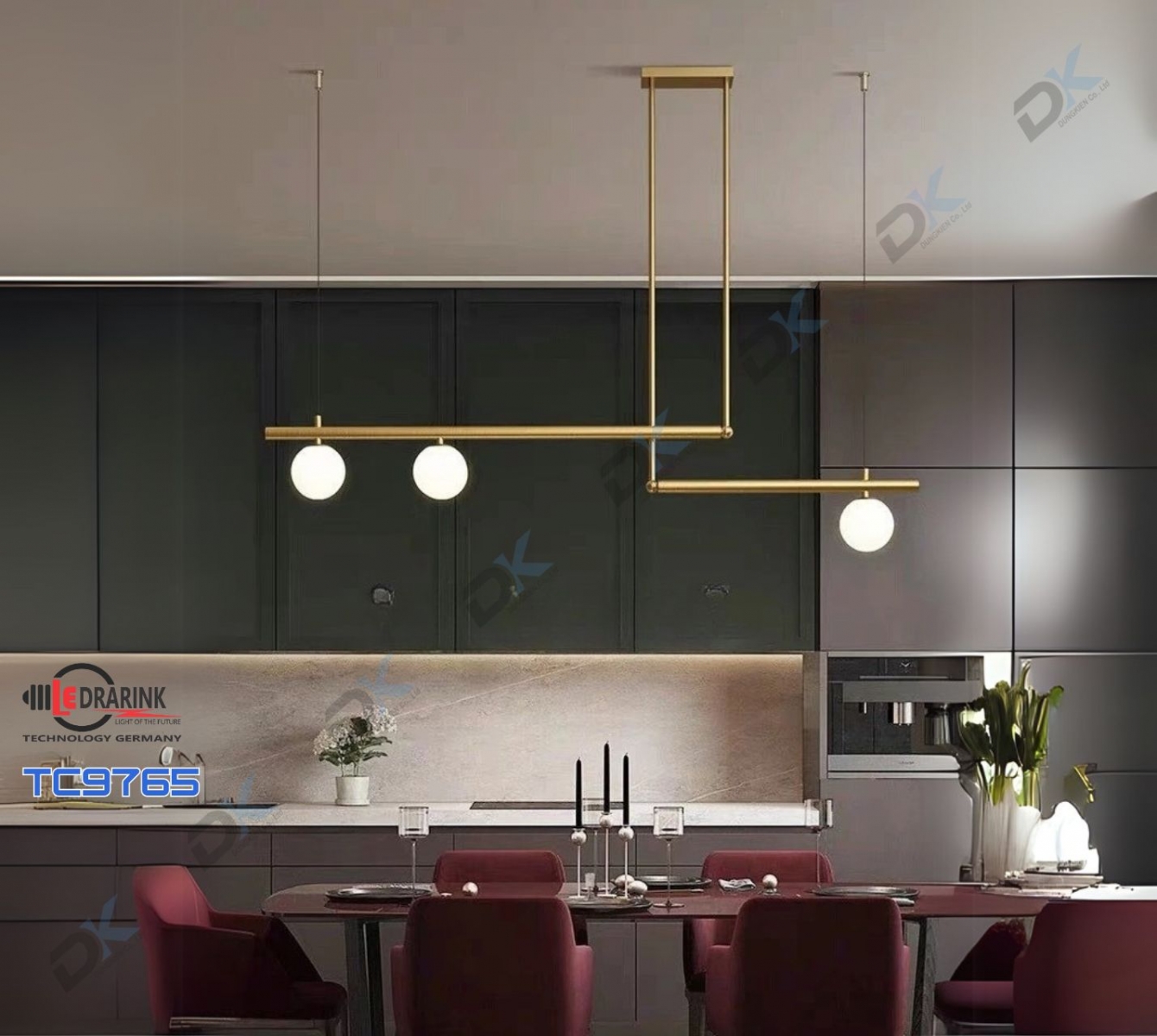       Thả nghệ thuật 9765 ( kèm bóng G9) Drarink
