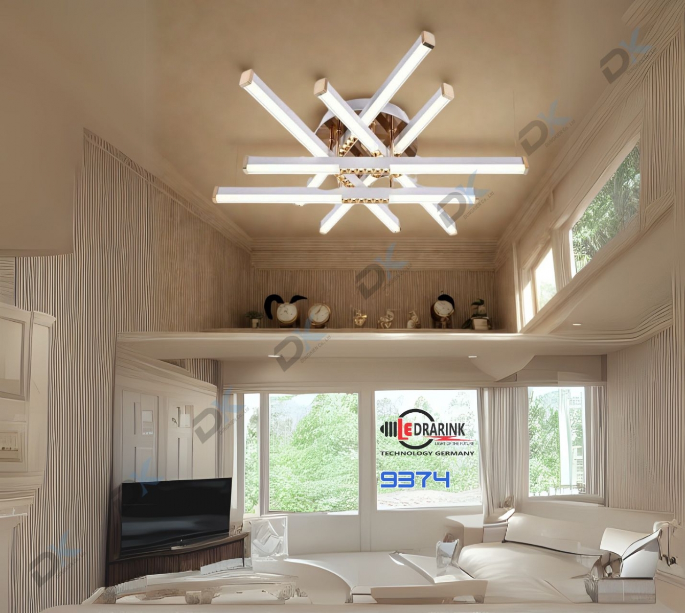       Mâm hiện đại 9374 phi 500 Drarink
