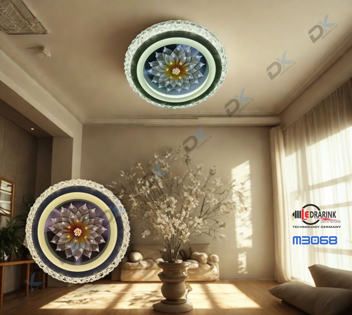       Mâm hiện đại tròn 3068 phi 500 Drarink