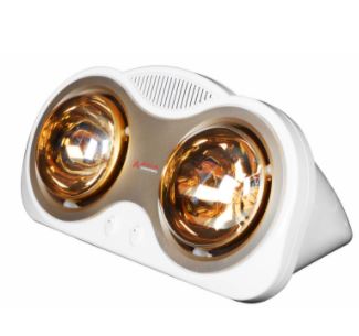 Đèn sưởi lắp nổi - 02 bóng